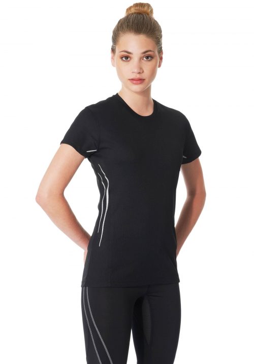 T-SHIRT SPORT DONNA MANICHE CORTE