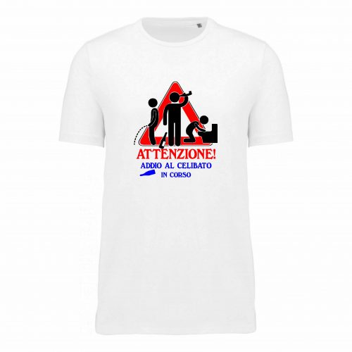 T-SHIRT STAMPA ADDIO AL CELIBATO - immagine 6