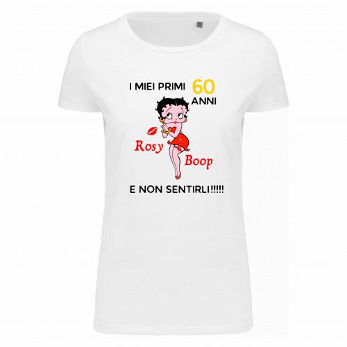 T-SHIRT STAMPA COMPLEANNO "BETTY BOOP 1"