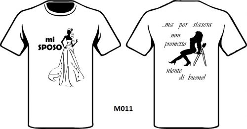 T-SHIRT STAMPA ADDIO AL NUBILATO - immagine 6