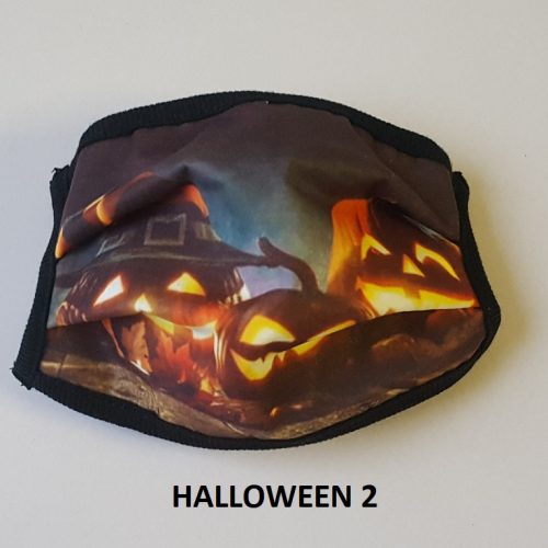 MASCHERINA HALLOWEEN ADULTO ELASTICO DIETRO NUCA O ORECCHIO - immagine 13
