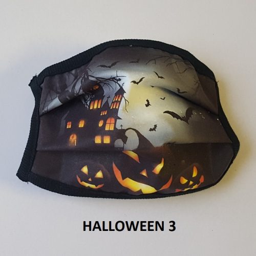 MASCHERINA HALLOWEEN ADULTO ELASTICO DIETRO NUCA O ORECCHIO - immagine 12