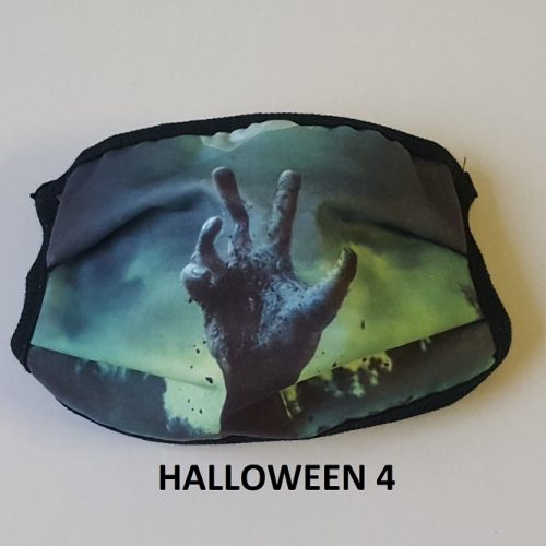 MASCHERINA HALLOWEEN ADULTO ELASTICO DIETRO NUCA O ORECCHIO - immagine 11