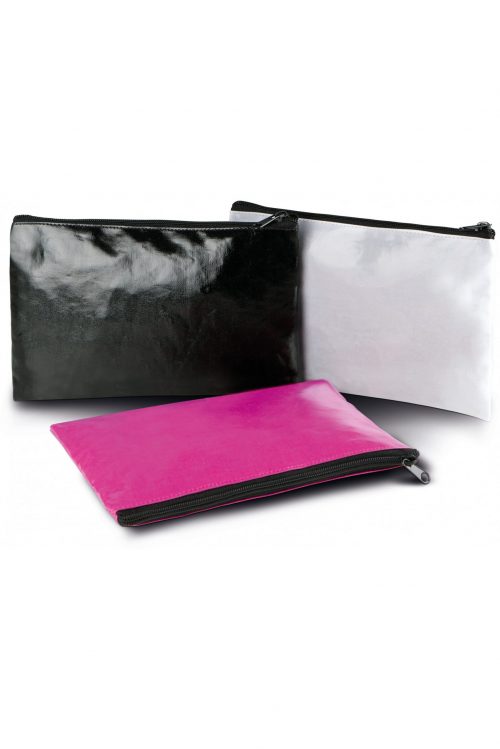 POCHETTE/ASTUCCIO IN COTONE SPALMATO