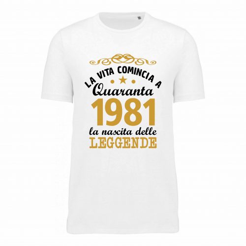 T-SHIRT ANNI “Quaranta”