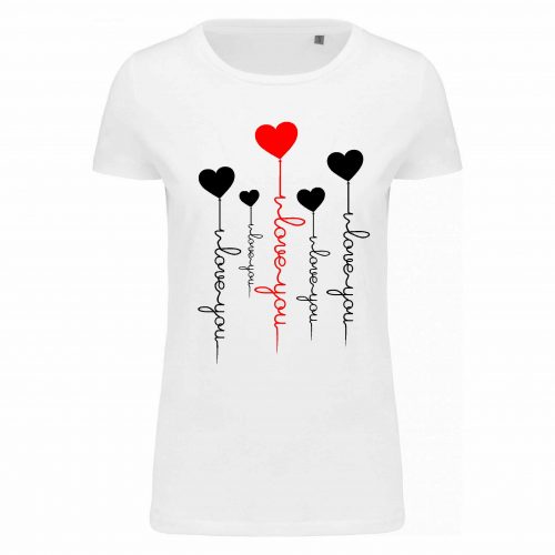 T-SHIRT SAN VALENTINO “I LOVE YOU”