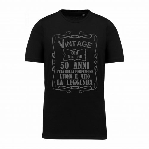 T-SHIRT STAMPA COMPLEANNO “VINTAGE UOMO”