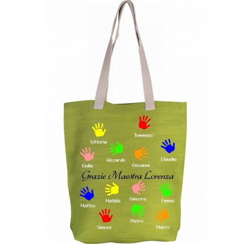 BORSA GRAZIE MAESTRA "MANI" - immagine 4