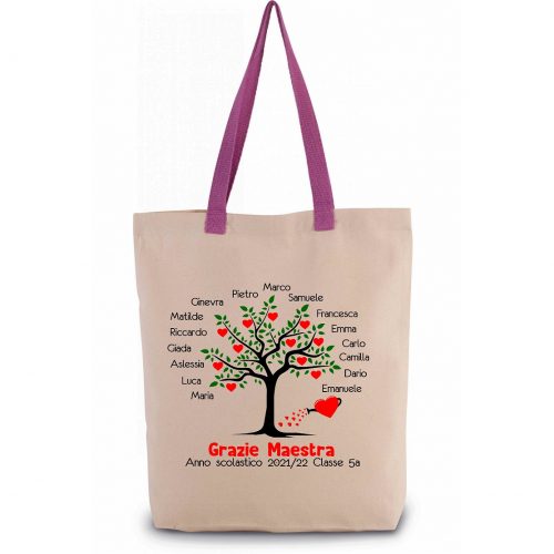 BORSA GRAZIE MAESTRA “ALBERO” - immagine 2