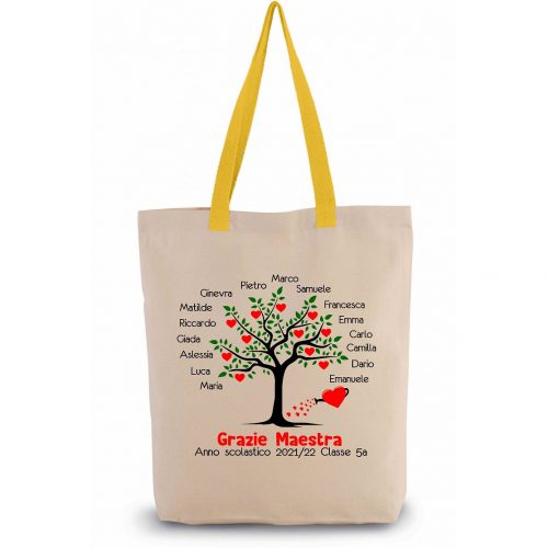 BORSA GRAZIE MAESTRA “ALBERO” - immagine 3