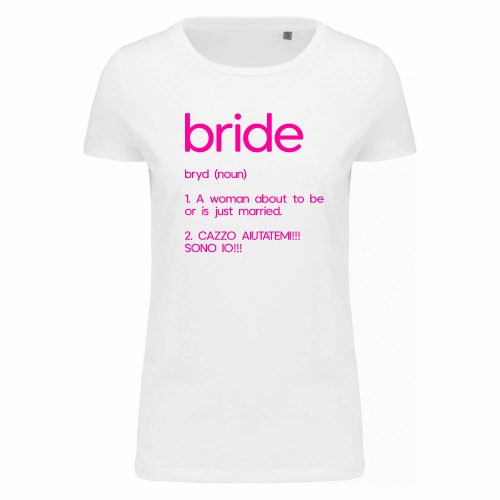 T-SHIRT ADDIO AL NUBILATO “Bride”