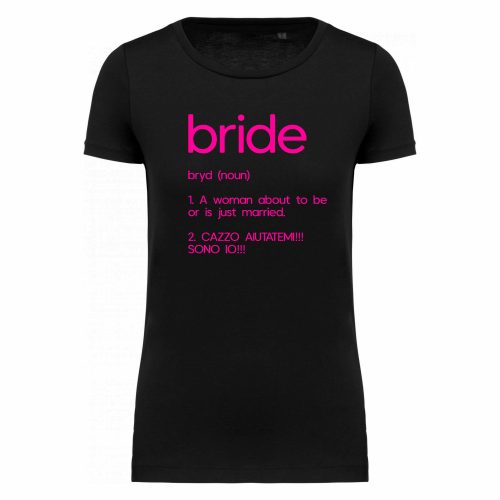 T-SHIRT ADDIO AL NUBILATO “Bride”