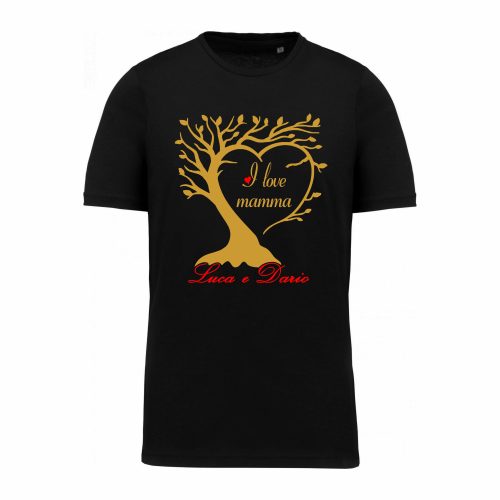 T-SHIRT MAMMA “ALBERO CON CUORE”
